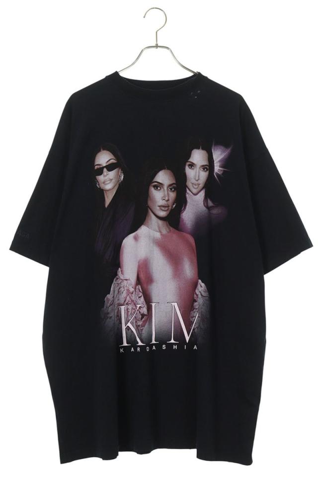 バレンシアガ サイズ:4  25SS  831305 TSVJ8 Kim K オーバーサイズTシャツ 中古 OM10