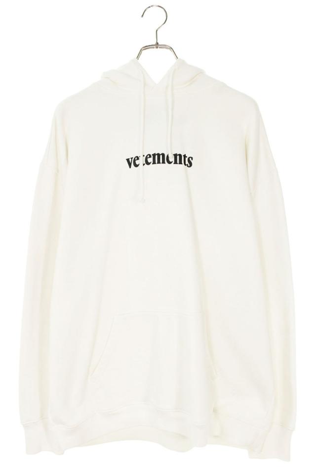 ヴェトモン サイズ:L  20SS  SS20TR311 バーコードパッチロゴプルオーバーパーカー 中古 BS99