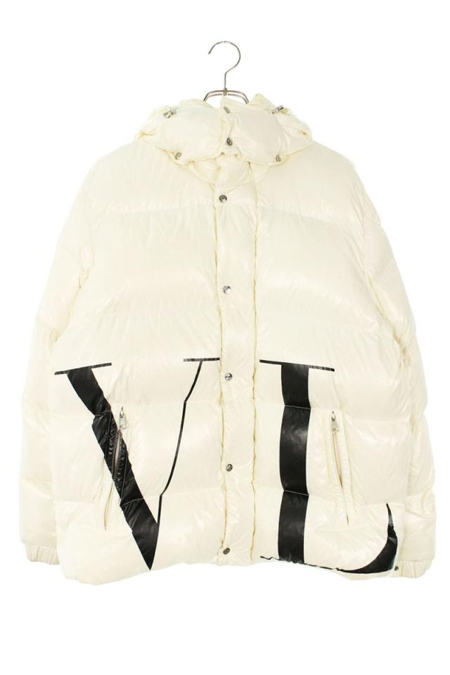 モンクレール ヴァレンティノ サイズ:54 QV0CN00ACUX ロゴプリントダウンジャケット 中古 OM10