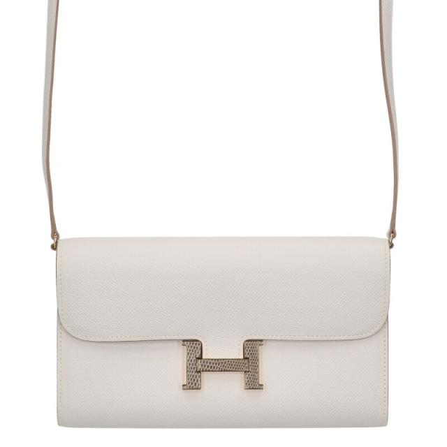 エルメス   コンスタンストゥーゴー B刻印 リザード金具エプソンレザー長財布 中古 SS13