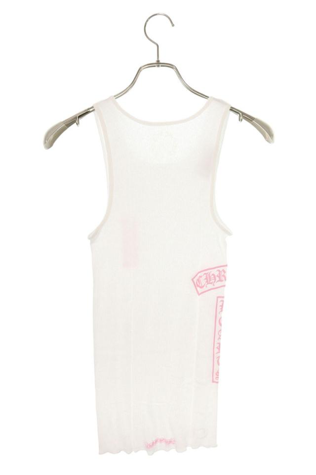 クロムハーツ サイズ:S  RIB TANK サイドロゴプリントリブタンクトップ 中古 SJ02 クロムハーツ サイズ:S RIB TANK サイドロゴプリントリブタンクトップ