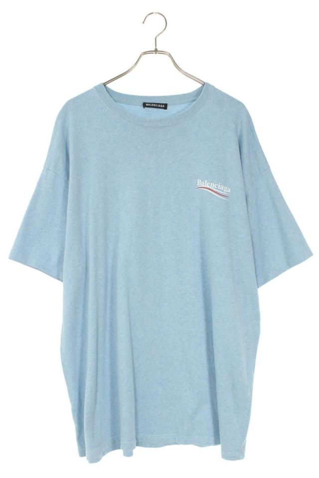 バレンシアガ サイズ:XXL  570803 TBV42 キャンペーンロゴプリントTシャツ 中古 BS99