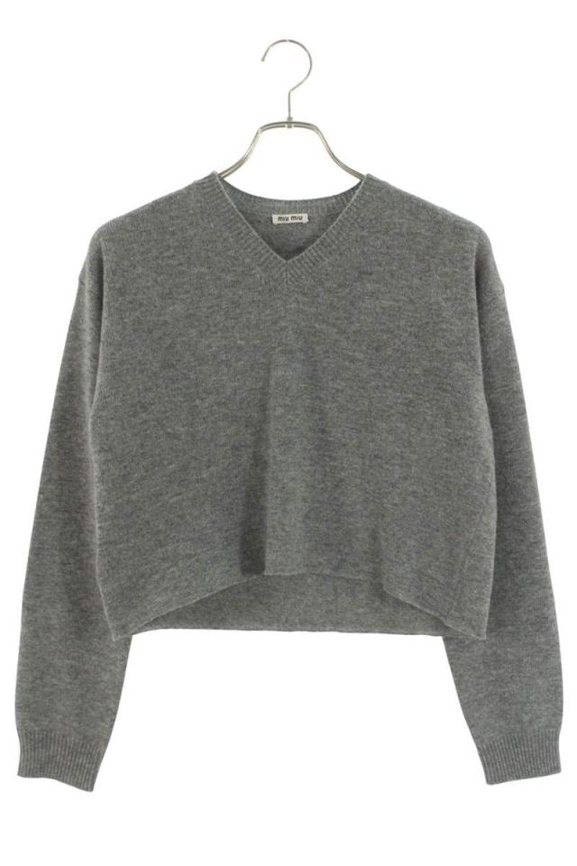 ミュウミュウ サイズ:38 DNA972 Vネックセーターニット 中古 SB01