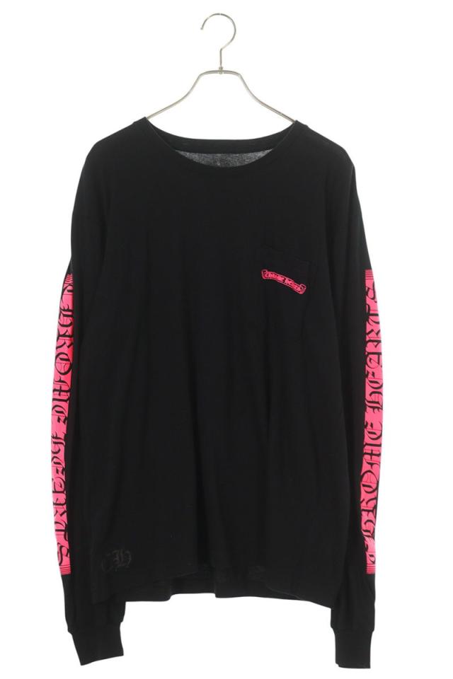 クロムハーツ サイズ:L CH L S 1 バックロゴプリント長袖カットソー