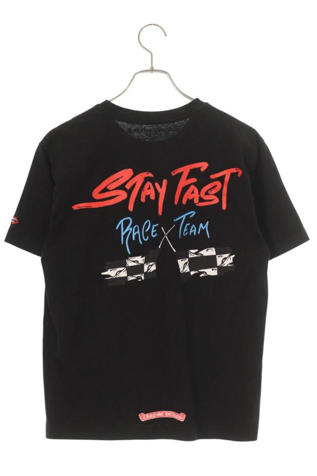 クロムハーツ サイズ:S  PPO STAY FAST RACE TEAM T-SHRT MATTY BOYステイファストプリントTシャツ 中古 GZ11 クロムハーツ サイズ:S PPO STAY FAST RACE TEAM T-SHRT MATTY BOY