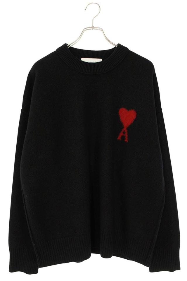 アミアレクサンドルマテュッシ サイズ:XL  25AW  UKS838 ハートA刺繍ニット 新古品 SB01