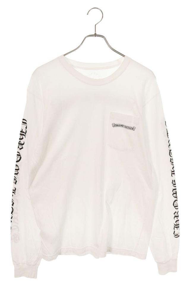 クロムハーツ サイズ:L CH L S 1 バックラベルロゴプリント長袖