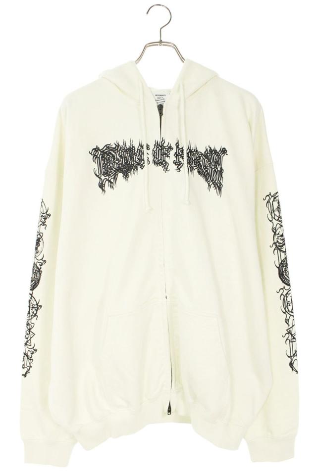 ヴェトモン サイズ:M  25AW  UCF76ZU250I Cofロゴジップアップスウェット 新古品 SB01