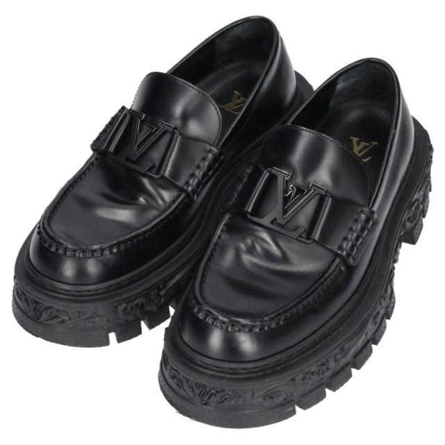 ルイヴィトン サイズ:5.5 バロックライン ロゴレザー厚底シューズ 中古
