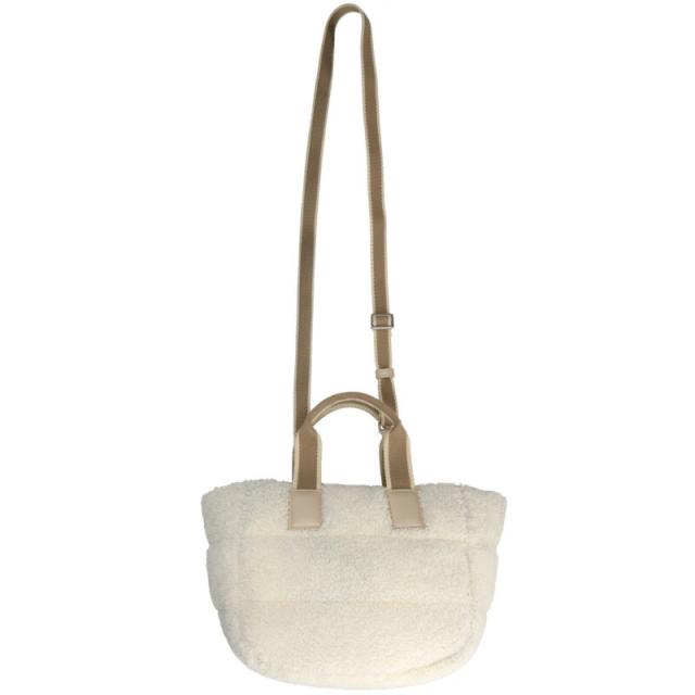 モンクレール MINI CARADOC ボアフリース2WAYハンドバッグ 中古 BS99