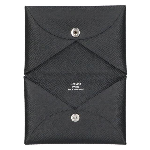 エルメス カルヴィ Y刻印 ヴォーエプソンレザーカードケース 中古 SB01