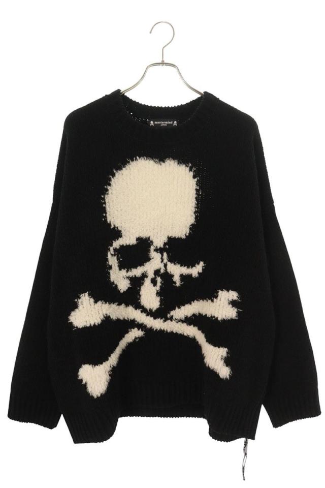 マスターマインド サイズ:L  MJ25E15-KN012-103 カシミヤスカルニット 中古 BS99