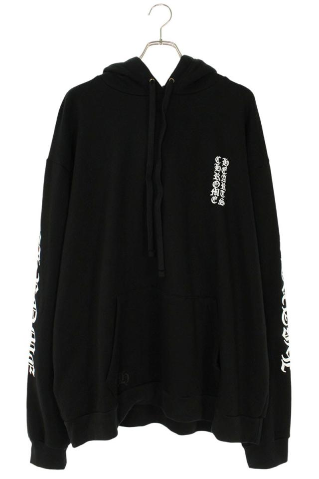 クロムハーツ サイズ:XXL  SWTSHRT PLVR アームロゴプリントプルオーバーパーカー 中古 GZ11