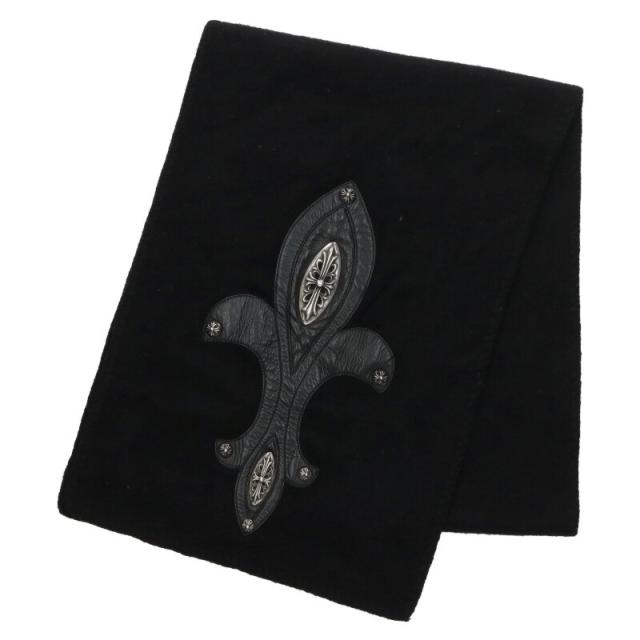 クロムハーツ  フレアパッチ付きカシミヤマフラー 中古 SJ02