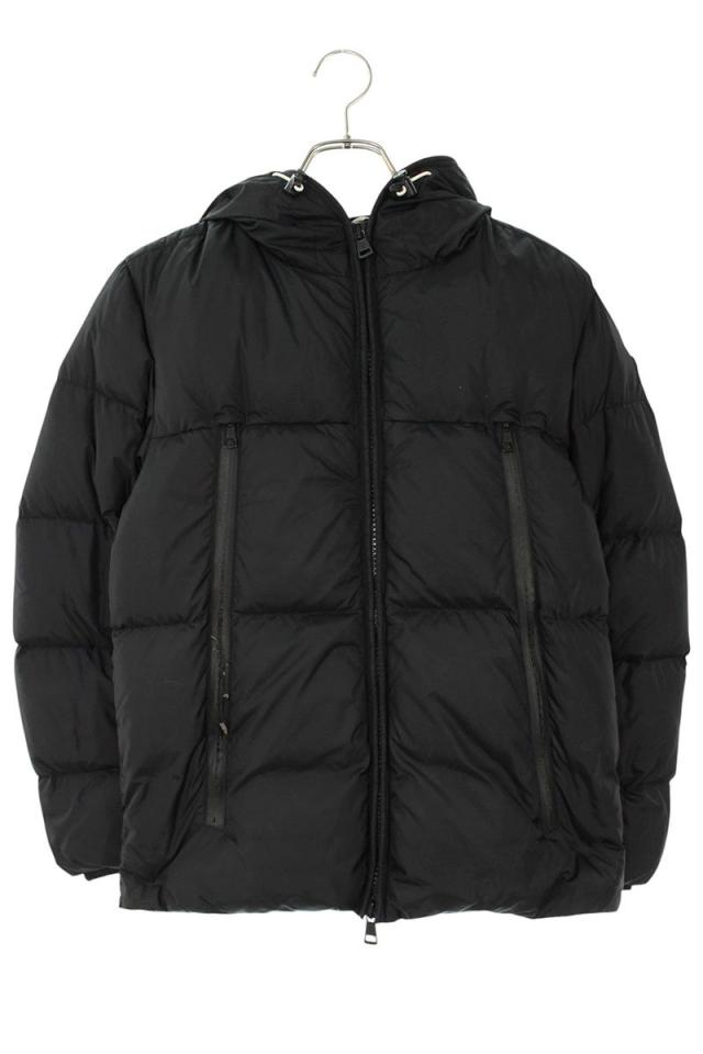 モンクレール サイズ:0  MONTCLA GIUBBOTTO ロゴエンブロイダリー刺繍フーデッドダウンジャケット 中古 SB01