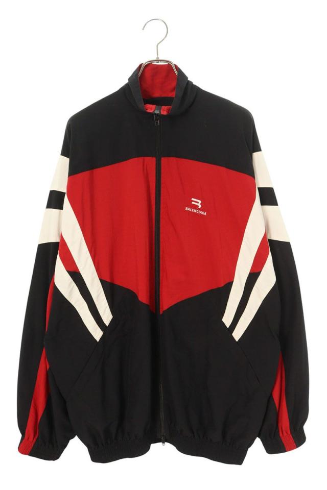 バレンシアガ サイズ:0  659031 TKO48 BBロゴオーバーサイズトラックブルゾン 中古 OM10