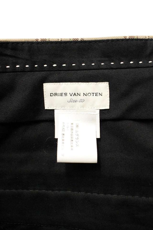 ドリスヴァンノッテン サイズ:50 チェック総柄ロングパンツ 中古 BS99 ドリスヴァンノッテン サイズ:50 チェック総柄ロングパンツ 中古 BS99