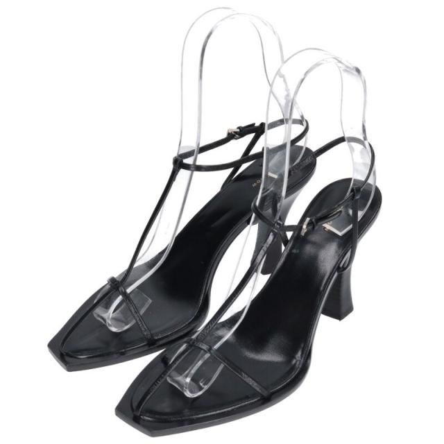 ザロウ サイズ:37 BARE SANDAL アンクルストラップベアサンダル 中古 BS99
