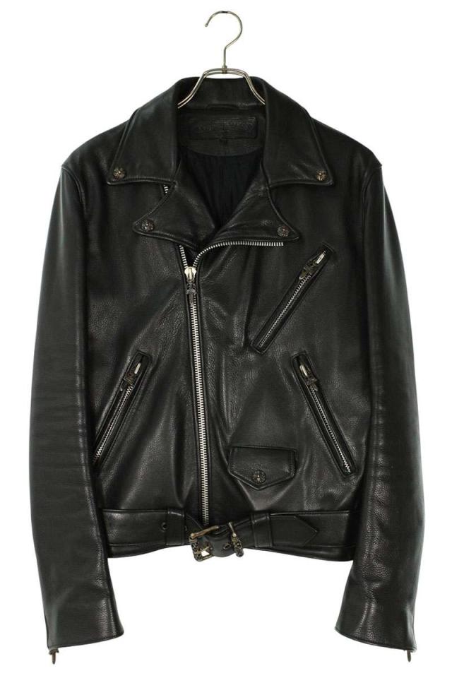 クロムハーツ サイズ:M  JJ DEAN JJディーン レザージャケット 中古 SJ02