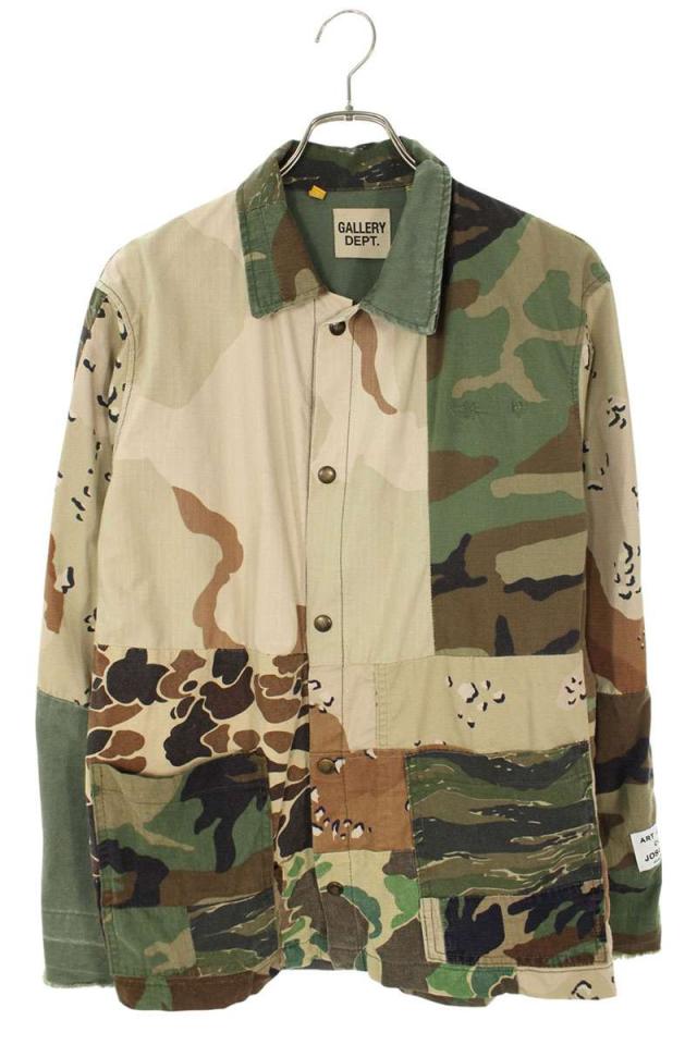 ギャラリーデプト サイズ:S パッチワーク カモ柄 ミリタリージャケット 中古 SB01
