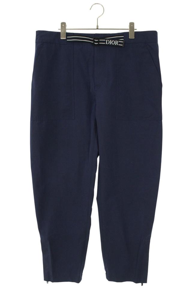 ディオール サイズ:52  113C126A5034 ロゴベルト イージーロングパンツ 中古 BS99 ディオール サイズ:52 113C126A5034 ロゴベルト イージーロングパンツ