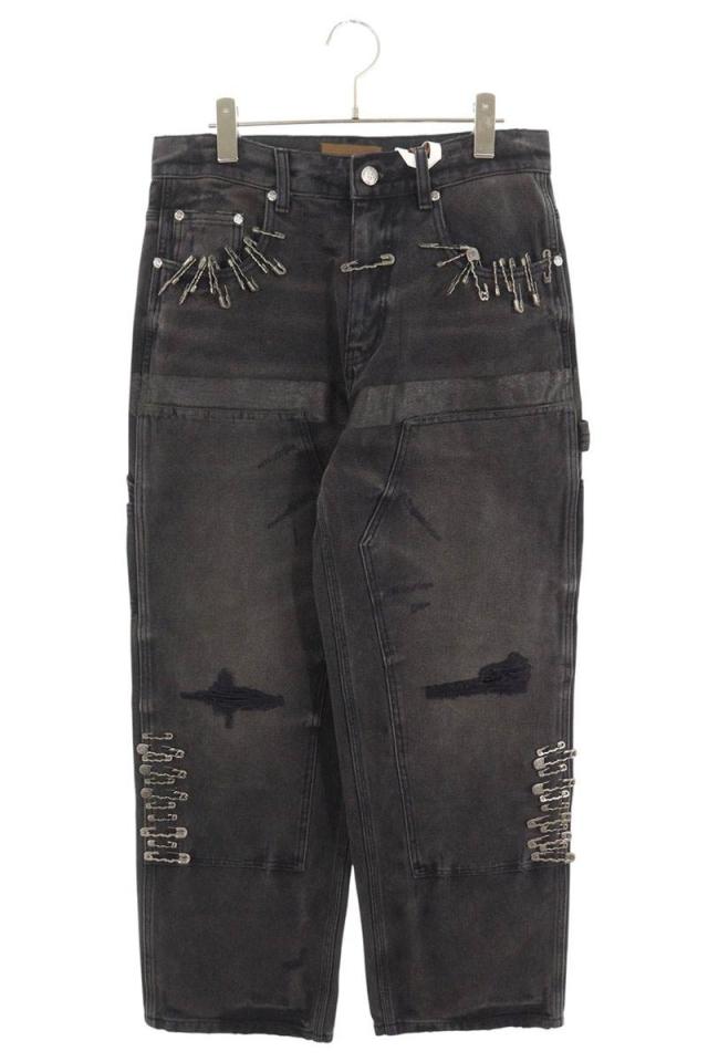 バースオブロイヤルチャイルド サイズ:S ビジューフェードカーゴデニムパンツ 中古 SS13