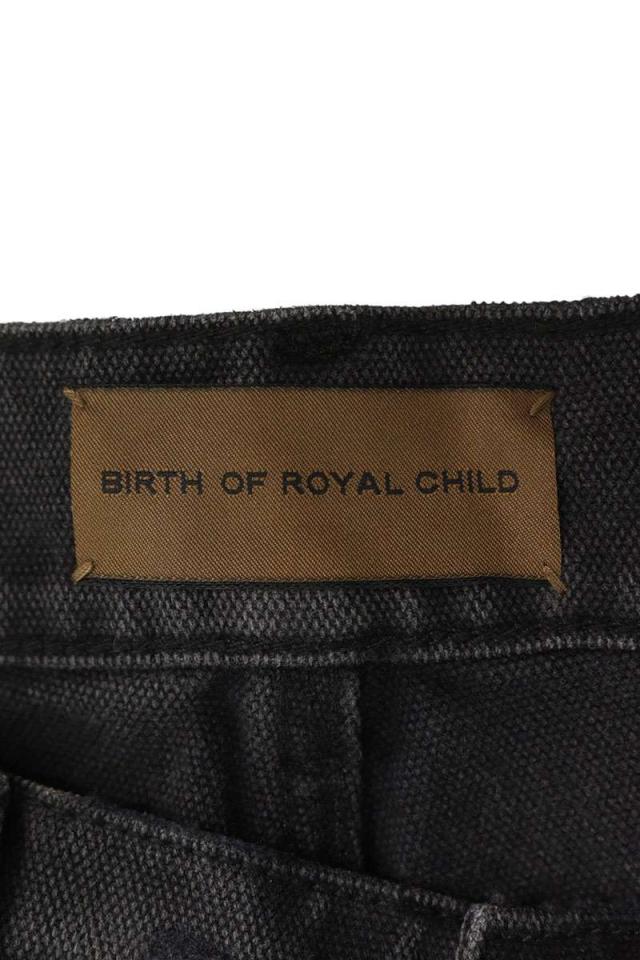 バースオブロイヤルチャイルド サイズ:S ビジューフェードカーゴデニムパンツ 中古 SS13 バースオブロイヤルチャイルド サイズ:S ビジューフェードカーゴデニム