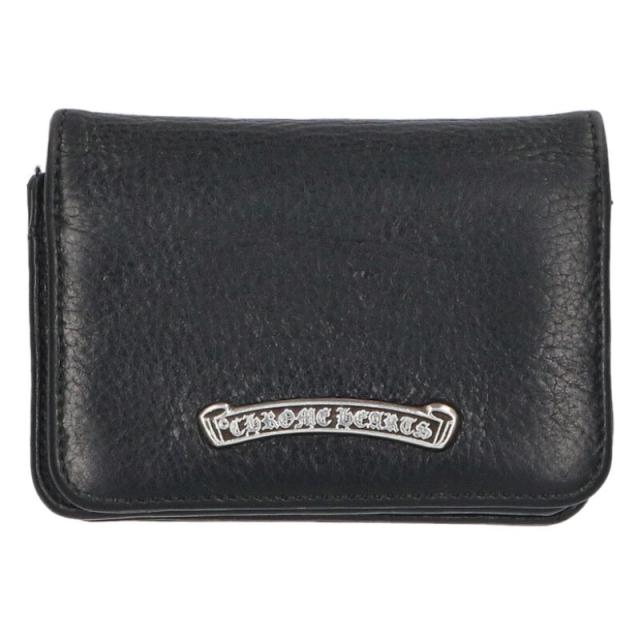 クロムハーツ   CRD CSE3PKTWDV1 アーチロゴプレート3ポケットレザーカードケース 中古 OS06