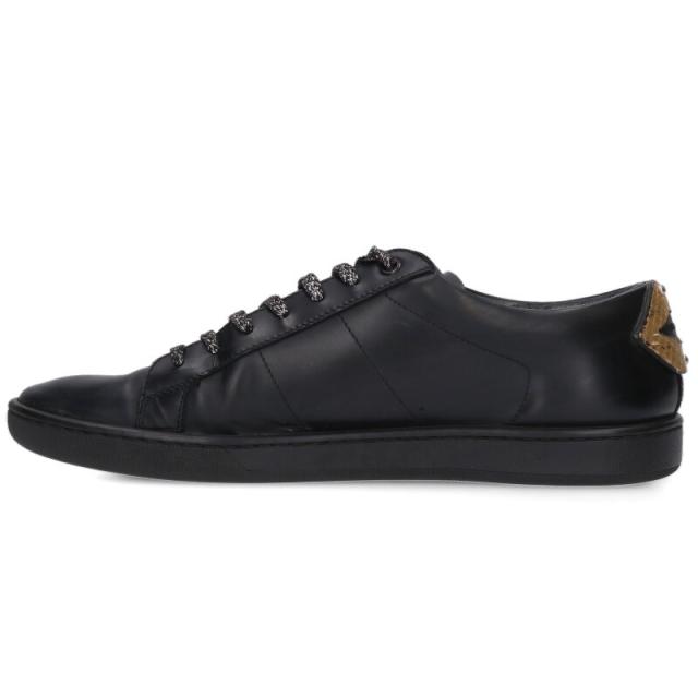 サンローランパリ サイズ:44  485276 リップパッチレザースニーカー 中古 BS99 サンローランパリ サイズ:44 485276 リップパッチレザースニーカー