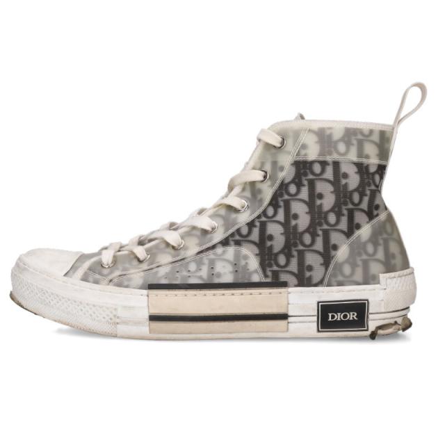 ディオール サイズ:43  B23 オブリーク総柄ハイカットスニーカー 中古 FK04