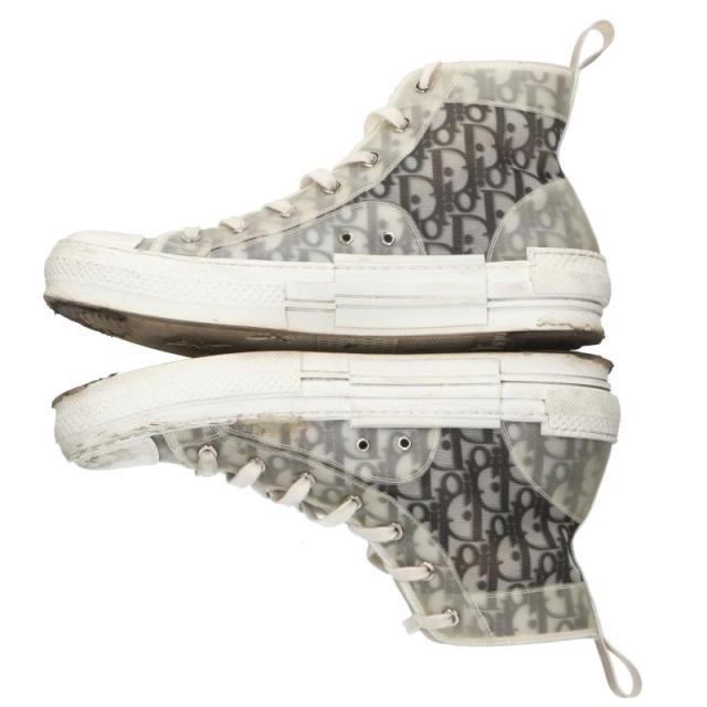 ディオール サイズ:43  B23 オブリーク総柄ハイカットスニーカー 中古 FK04 ディオール サイズ:43 B23 オブリーク総柄ハイカットスニーカー 中古