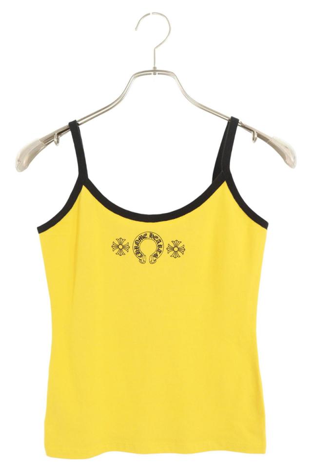 クロムハーツ サイズ:S ホースシューロゴプリントキャミソール 中古 OK15