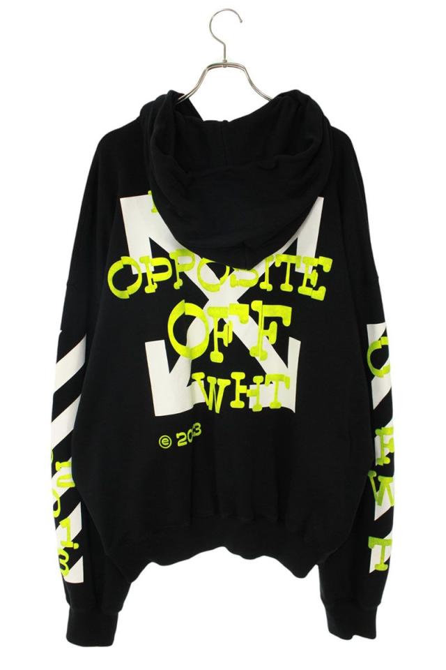 オフホワイト サイズ:XXL  OMBB110S23FLE002 バックアロープリントパーカー 中古 BS99 オフホワイト サイズ:XXL OMBB110S23FLE002 バックアロープリント