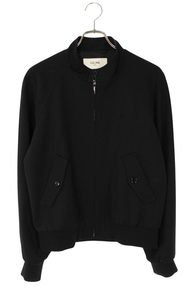 セリーヌ サイズ:44  2W957959C ウールギャバジントリオンフ刺繍ブルゾン 中古 SB01