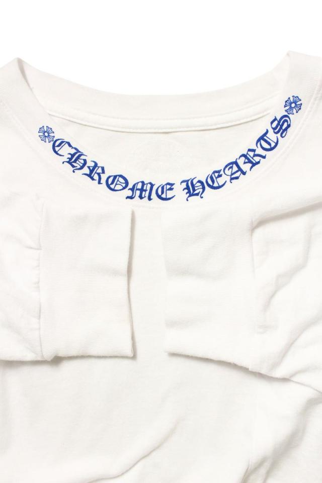 クロムハーツ サイズ:L CH L S 1 ネックロゴ袖プリント長袖カットソー クロムハーツ サイズ:L CH L S 1 ネックロゴ袖プリント長袖カットソー