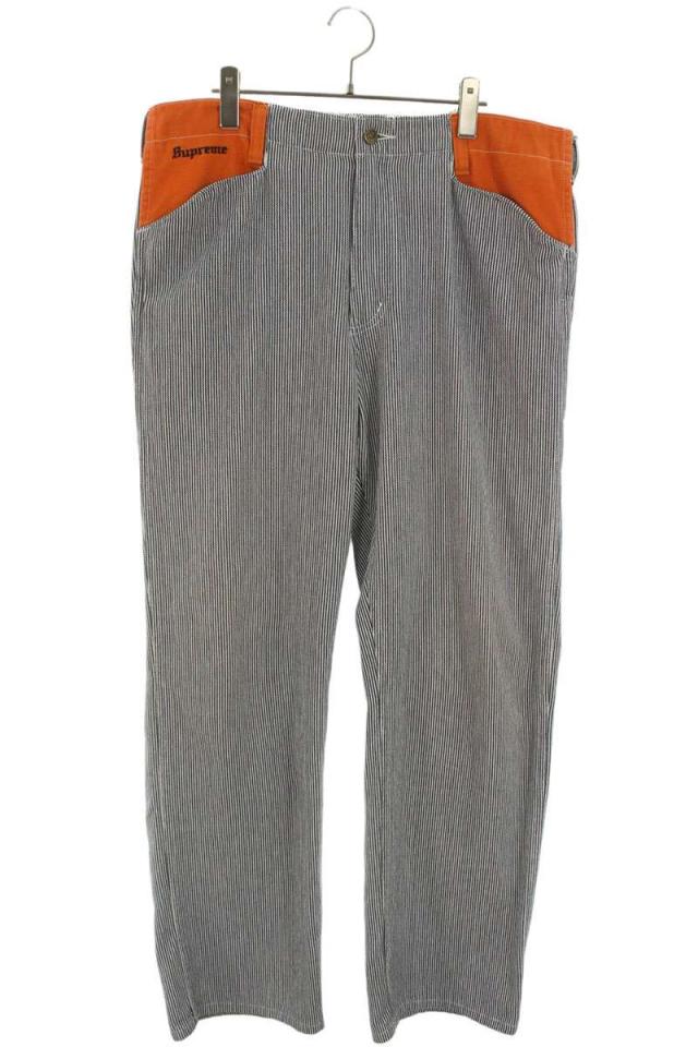 シュプリーム  ベンデイビス サイズ:34インチ  19AW  Ben Davis Work Pant ヒッコリーワークロングパンツ 中古 BS99