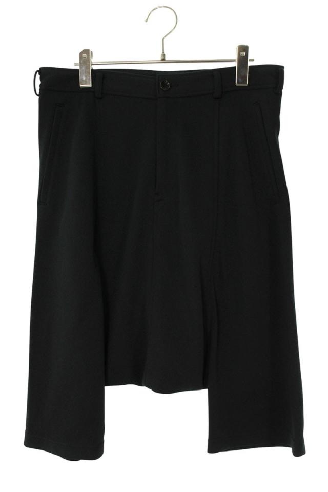 ブラックコムデギャルソン サイズ:S  09AW  1D-P003 AD2009ポリエステルジャージーサルエルロングパンツ 中古 BS99