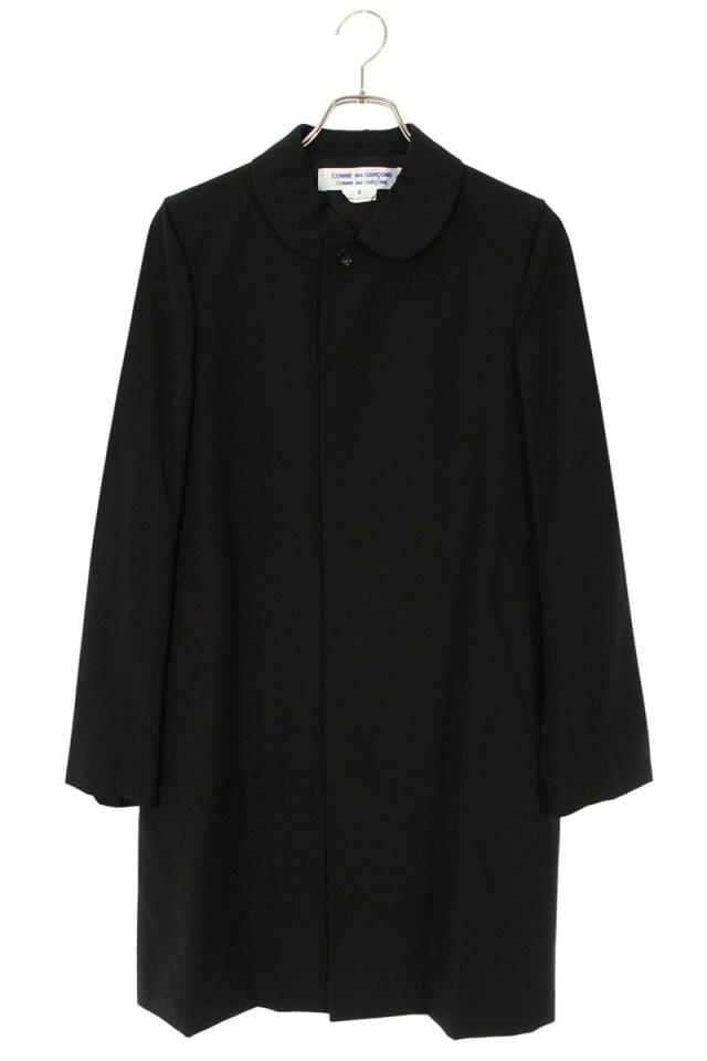 コムデギャルソンコムデギャルソン サイズ:S  08AW  RB-C006 AD2008ポリ縮絨ステンカラーコート 中古 BS99