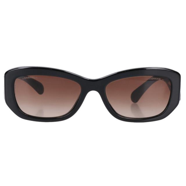シャネル サイズ:55□18 140  5493-A ココマーク レクタングルサングラス 中古 SB01