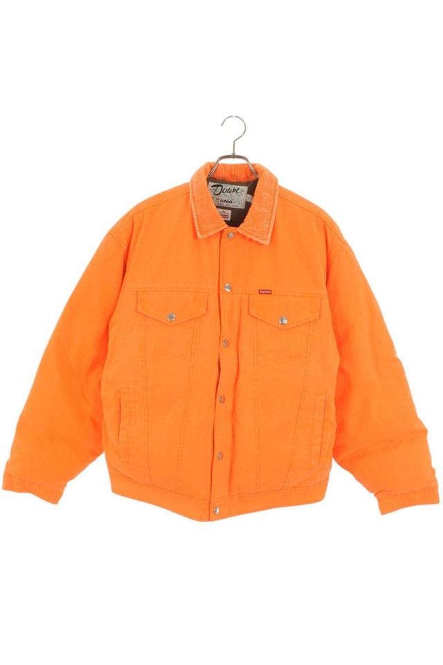 シュプリーム サイズ:L  Canvas Down Trucer Jacket ダウンジャケット 中古 SB01