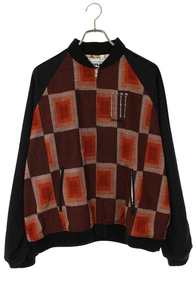 チルドレンオブザディスコーダンス サイズ:1  COTDJK-427C バックワッペン刺繍チェックブルゾン 中古 BS99