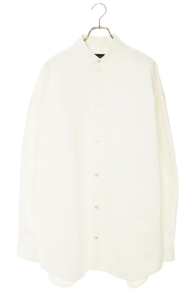 バレンシアガ サイズ:S  794462 TQM30 Outerwear Shirt オーバーサイズ長袖シャツ 中古 OM10