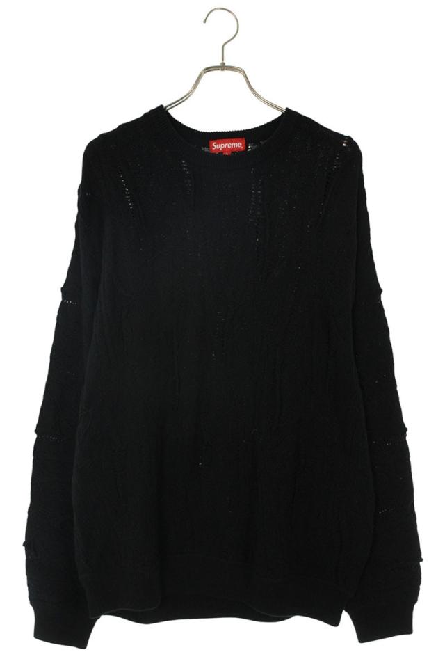 シュプリーム サイズ:L クルーネック3Dニット 中古 BS99