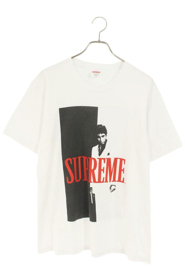 シュプリーム サイズ:M  Scarface Split Tee フロントフォトプリントTシャツ 中古 BS99
