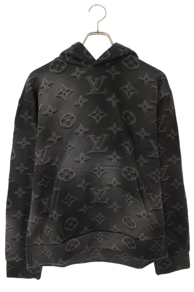 ルイヴィトン サイズ:M 21SS RM211M IHN HKY24W 3Dモノグラムプルオーバーパーカー 中古 SJ02