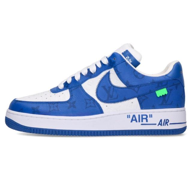 ルイヴィトン  ナイキ サイズ:9  AIR FORCE 1 LOW モノグラムレザーローカットスニーカー 中古 SB01