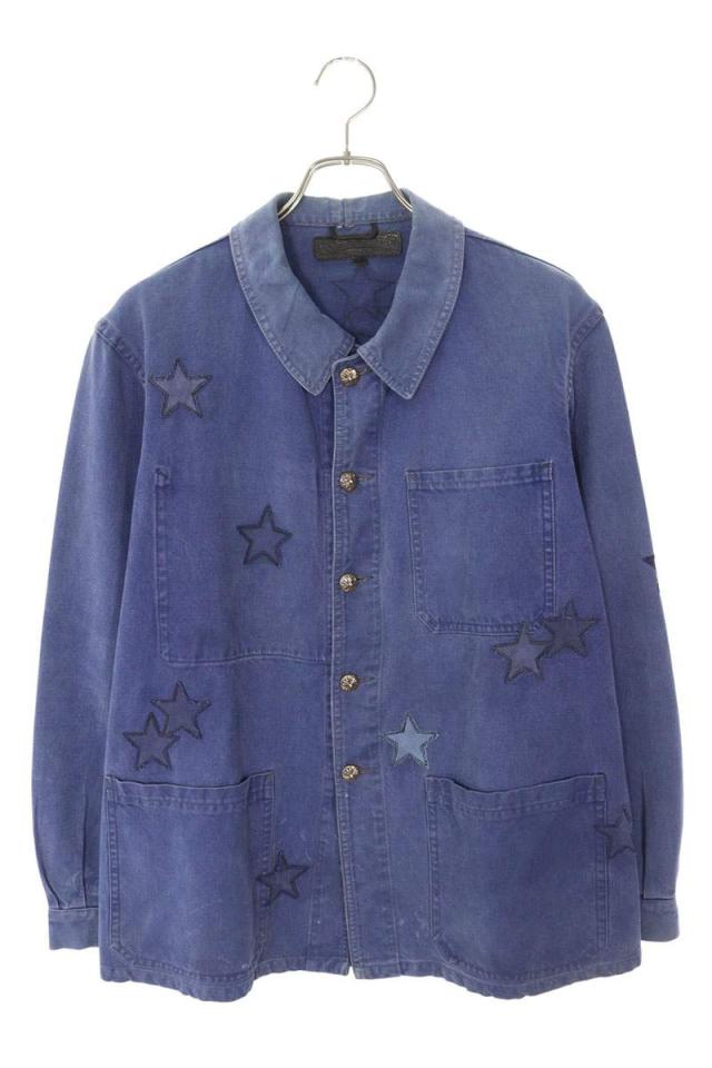 クロムハーツ サイズ:M  French work jacket スターパッチフレンチワークジャケット 中古 SJ02