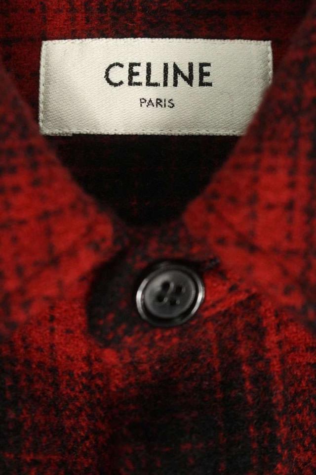 セリーヌ サイズ:38 2C574017F ランバージャックチェックフランネル長袖シャツ 中古 SS13