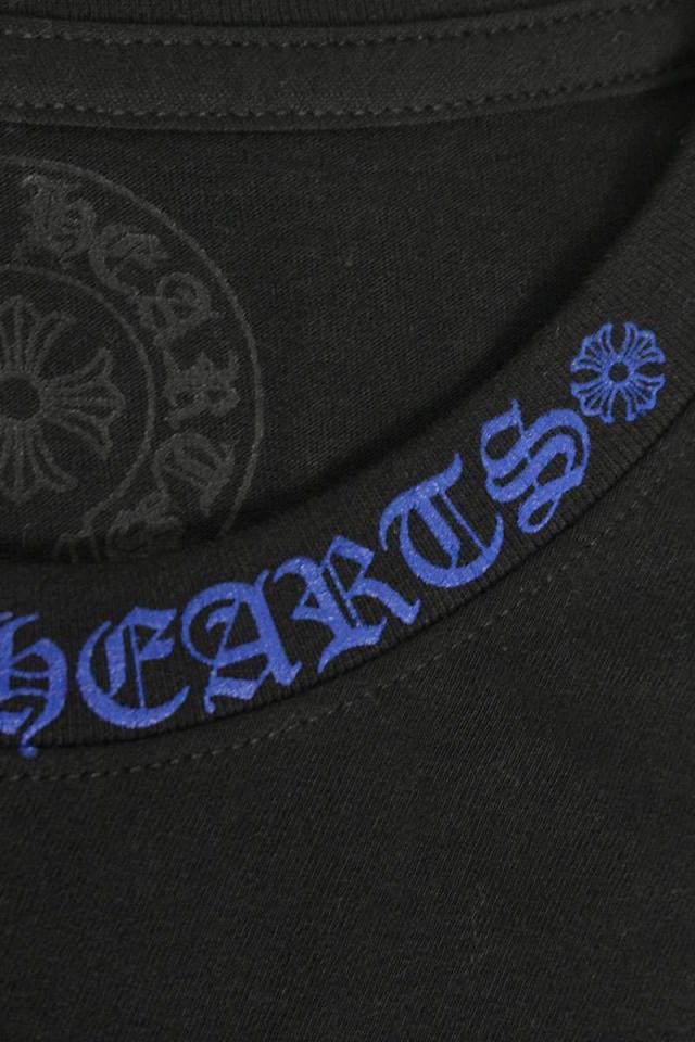 クロムハーツ サイズ:XL CH L S 1 ネックロゴプリント長袖カットソー