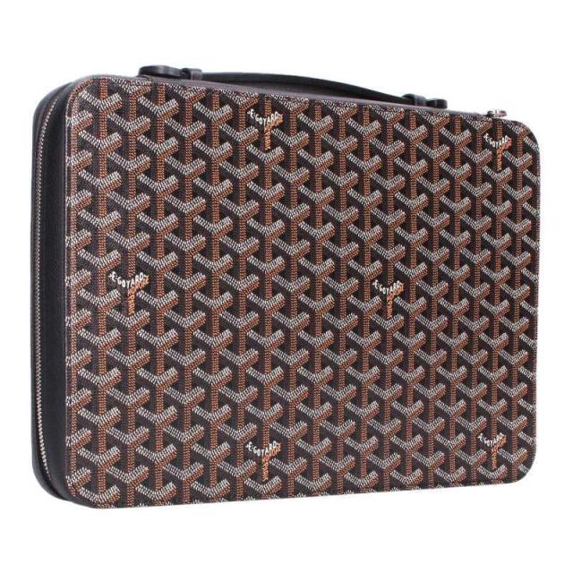 ゴヤール   コンパニオン ユニバーサル PVC総柄ブリーフバッグ 中古 SB01